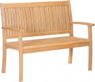 AKS Ashfort Bank Teak 124x63x99 cm 2-sitzer