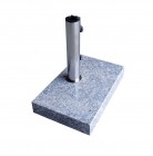 AKS Granitschirmständer 20 kg 45x28x36 cm grau, eckig für den Balkon