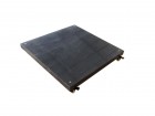 AKS Hawai Granitschirmständer eckig 80x80x7 cm dunkelgrau