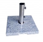 AKS Granitschirmständer 20 kg eckig 40x40x35 cm grau