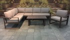 AKS Life Loungeset 6-teilig taupe, incl. Kissen