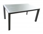AKS Rom Alu-Tisch 150x90x76 cm silbergrau/dunkelgrau