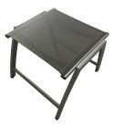 AKS Rom Hocker Alu 54x45x44 cm silbergrau/dunkelgrau