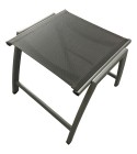 AKS Rom Hocker Alu 54x45x44 cm silbergrau/dunkelgrau