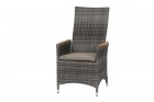 AKS Locarno Move Sessel 76x64x107 cm Geflecht taupe, incl. Kissen