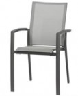 AKS Tennessee Alu Stapelsessel 58x56x87 cm anthrazit