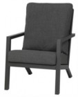AKS Anchorage Loungesessel 95x75,5x77,5 cm anthrazit, inkl. Kissen