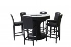 AKS Amigo Barset 7-teilig Geflecht anthrazit, incl. Kissen