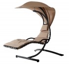 AKS Maui Loungestuhl 140x160x190 cm beige-braun