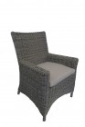 AKS Chicago Geflechtstuhl 65x70x95 cm Rundgeflecht E1210S greywillow