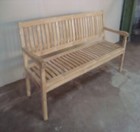 AKS Peru Bank Teak 160x64x90 cm mit Armlehne