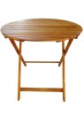 AKS Calvi Klapptisch 80x75 cm Akazie natur