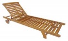 AKS Terraza Sonnenliege 203x70x30 cm Akazie natur geölt