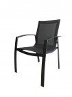 AKS Quebec Diningsessel Alu 63,5x61,5x87,5 cm anthrazit