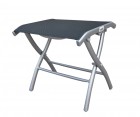 AKS Luna Klapphocker Alu 47x40x42 cm silber-schwarz