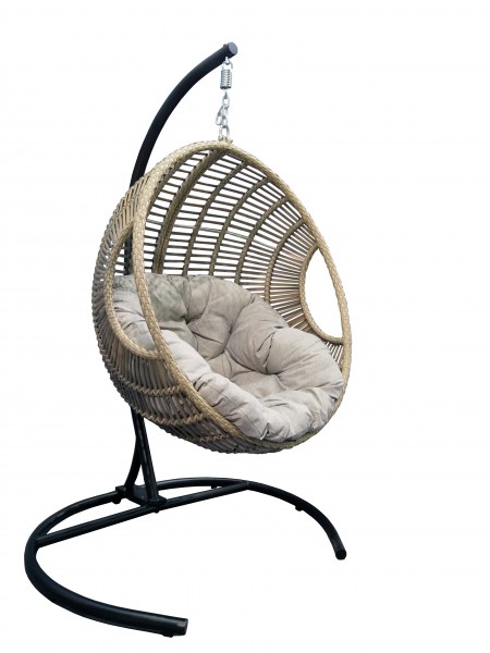 AKS Kano Hängesessel 70x103x114 Geflecht TPE3189, Kissen 4008