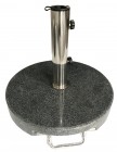 AKS Granitschirmständer 30 kg rund mit Griff 45x37,4 cm dunkelgrau