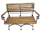 AKS Lindau Klappbank Akazie Metall 114x59x87cm