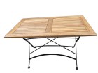 AKS Lindau Kapptisch Akazie Metall 120x70x75 cm