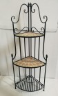 AKS Catania Eckregal 35x35x142 cm Stern braun