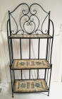AKS Catania Regal 62x29x144 cm Stern schwarz
