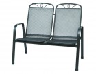 Siena Elda 2er Bank 65x107,5x94 cm eisengrau