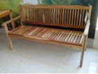 AKS Nizza Bank Akazie 158x65x88 cm geölt FRC03