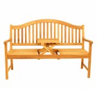 AKS Monza Bank Akazie 150x65 cm geölt