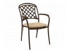 AKS Leeds Sessel Aluguß 46x44x90 cm bronze