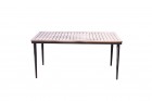 AKS Padua Tisch 140x69x66 cm schwarz, natur