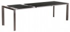 AKS Ballina Ausziehtisch Edelstahl, HPL 180/240x90 cm patina rock