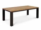AKS Jobson Tisch Alu 200x100 cm Teakplatte natur