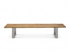 AKS Pizarro Bank 220x40x45 cm Edelstahl/Teak