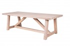 Have&Stol Marten Tisch Holz 250x100x78 cm Teak/weiß gewischt