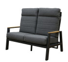 AKS Lazio Loungesofa 2-Sitzer anthrazit