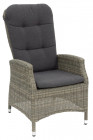 AKS Colombo Diningsessel Polyrattan/Kunstoffgeflecht grau