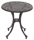 AKS Leeds Kaffeetisch Aluminiumguss bronze 49 cm