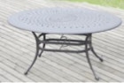AKS Leeds Diningtisch Aluminiumguss bronze 150x97x73 cm