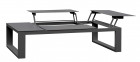 AKS Living Kaffeetisch Aluminium charcoal 162x80x40 cm