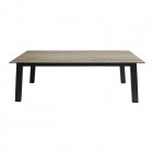 AKS Matlock Diningtisch Aluminium Keramik dunkelgrau 220x100x75 cm