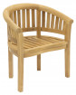 AKS Dublin Diningsessel Teakholz natur 73x53x84 cm