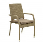 AKS Weiz Stapelsessel Polyrattan/Kunstoffgeflecht
