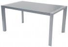 AKS Rom Diningtisch Aluminium silber grau 150x90x76 cm