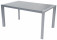 AKS Rom Diningtisch Aluminium silber grau 150x90x76 cm