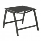 AKS Rom Hocker Aluminium Textilen silber grau 54x45x44 cm