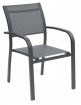 AKS Sardinien Stapelsessel Aluminium Textilen anthrazit 64x57x86 cm