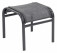 AKS Calgary Hocker Aluminium Textilen anthrazit 46x44x41 cm