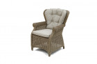 AKS Broadway Diningsessel Aluminium Polyrattan Kunstoffgeflecht nature pine