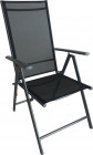 AKS Saturn Klappsessel Aluminium Textilen grau 69,5x56,6x107 cm