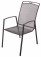 AKS Savena Stapelsessel Stahl grau